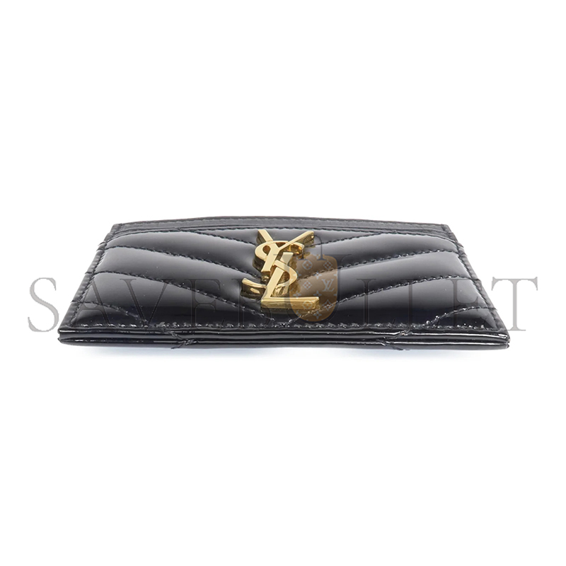 Y51 CASSANDRE MATELASSÉ CARD CASE IN PATENT LEATHER 423291 (10.5*7.5*0.5cm)